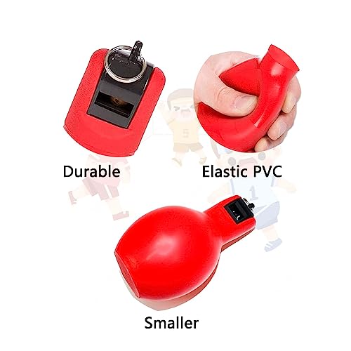 Shanbye Whistle, Hand Squeeze, Loud Crisp Sound, PVC & Stainless Steel, Clear, Sports, Referees, Coaches, Teachers - Image 2