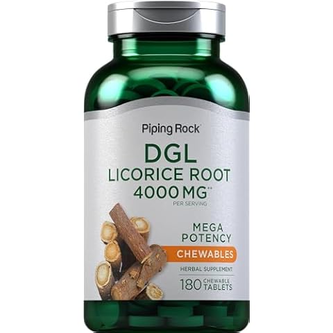 Piping Rock DGL Licorice Chewable Tablets Cover