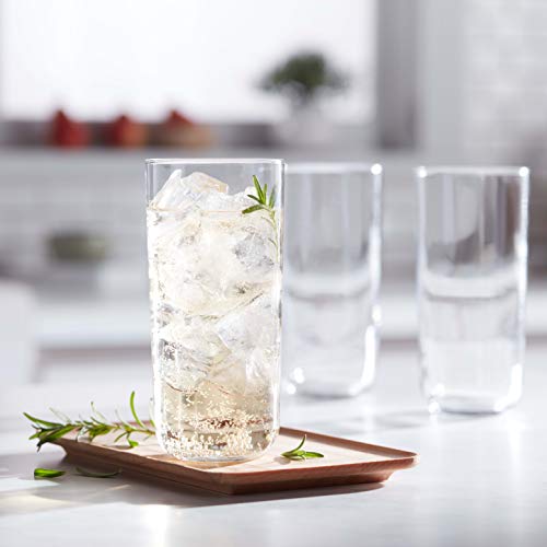 Libbey Polaris Tumbler Glasses, Axis, 17.75-Ounce, Set Of 8 #TOP1
