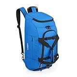 G4Free 40Lダッフルバッグバックパックジムバッグ男性用女性用靴コンパートメント付きスポーツダッフルバッグ旅行バックパック荷物