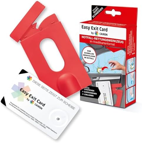 When Every Second Counts | Credit Card Size Emergency Rescue Tool | For Car Side Windows, Can Be Used From Inside And Out | Includes Case With Belt Cutter - View 3