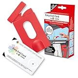 Easy Exit Card by CAIRON - Wenn jede Sekunde zählt | Notfall-Rettungswerkzeug im Kreditkartenformat | Für PKW-Seitenscheiben, von innen und außen anwendbar | Inkl. Hülle mit Gurtschneider