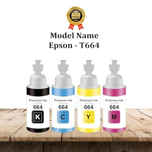 Image of Duplex DTC T664 Compatible Ink for Epson L130, L360, L380, L361, L565, L210, L220, L310, L350, L355, L365, L385, L405, L455, L485 Printers (T664 Magenta Ink 1 Pcs)