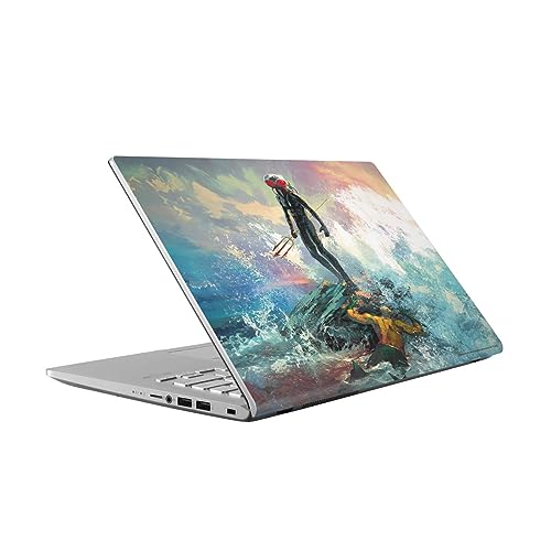 Skin Aquaman DC Comics ASUS Vivobook 14 autocollant PC portable vinyle Black Manta X409FA