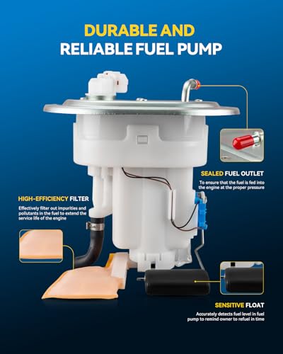 Image of PHILTOP FG1262 Electric Fuel Pump Assembly for Kia Sportage 2005-2010 V6 2.7L & Tucson 2005-2009 V6 2.7L - Replaces 31110-2E350, 31110-2E351, 31110-2E450, 4010542, 546-2140, 67923, 951-0007