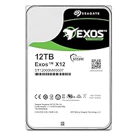 Seagate ST12000NMZ007 Exos X12 Enterprise Class Interne 12 TB Festplatte (9,2 cm (3,5 Zoll)) silberfarben – Ansicht 2