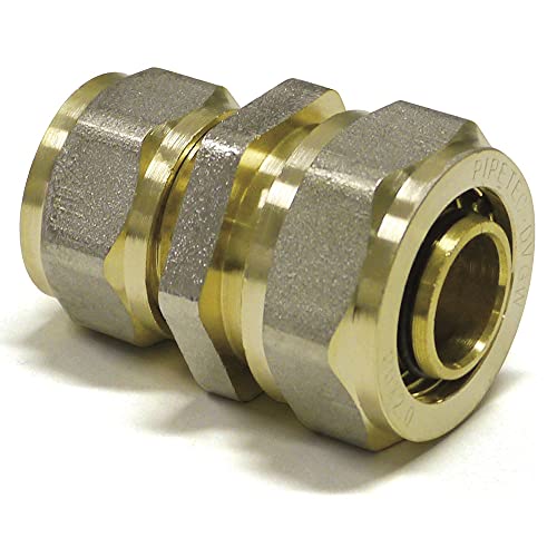 Preisvergleich Produktbild Schraubfitting - Kupplung reduziert für Aluverbundrohr, 20 - 16, DVGW