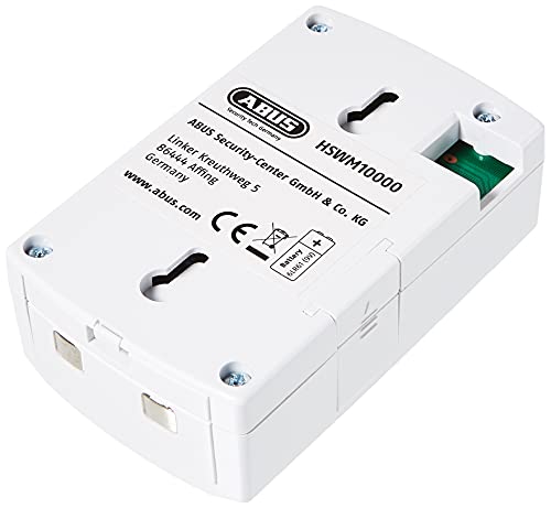 ABUS Wassermelder HSWM10000 - warnt bei Wasserschäden in Küche, Bad, Keller - 85 dB lauter Wasseralarm - Batterie austauschbar Weiss - Image 3