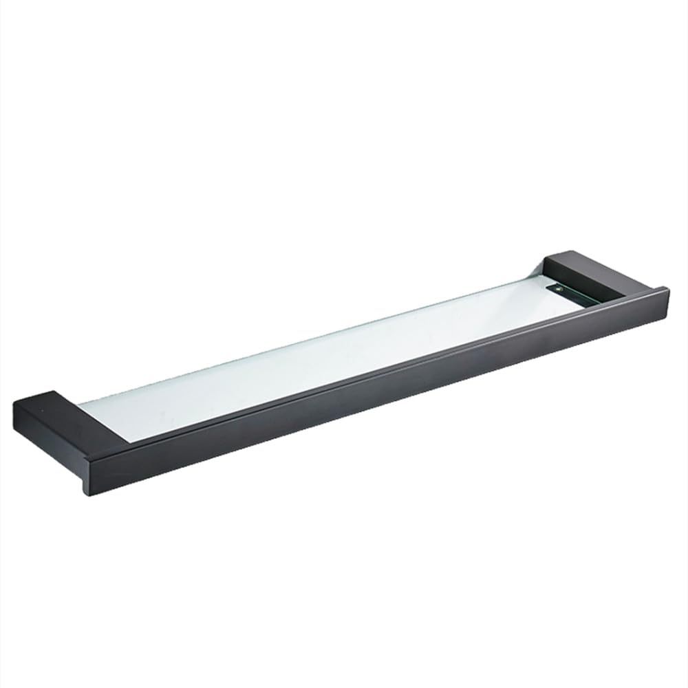 Ensemble d'accessoires de salle de bain noir mat : élégance chic pour porte-serviettes mural