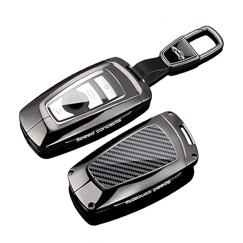 Coque de protection pour clé BMW F30 X3 M4 texture carbone noire