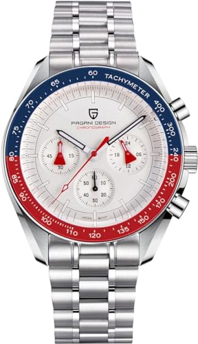 Pagani Design 1701 Men's Watch, Chronograph, VK63 Japanese Quartz...