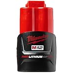Milwaukee 48-11-2401 Genuine OEM M12 REDLITHIUM 12 Volt 1.5 Amp Compact Lithium Ion Battery with Overload Protection for…