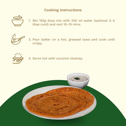 Image of Revival Mighty Mix Instant Millet Dosa Mix - 200gm | High-Protein & Fiber-Rich | Healthy Breakfast & Dinner Option | No Preservatives | Crispy Dosa Ready in 15 Minutes | Nutritious Vegan Meal