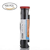 Miady 400 Pieces Self-Locking Nylon Cable Ties Zip Ties, 4, 6, 8, 12 Inches (Combo Pack)