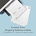Staples Laser/Inkjet Shipping Labels, 3 1/2-inch x 5-inch, Bright White, 4 Labels/Sheet, 800/Carton (ST18074-CCVS)