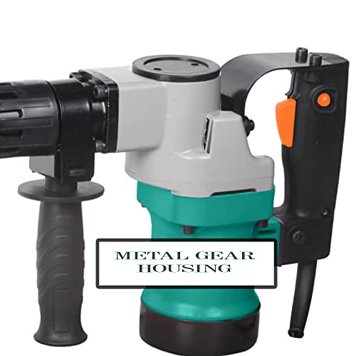 Image of Suzec Power Action Power Action Machine Demolition Breaker 1200W 220-240V, 50Hz, Impact Rate: 2900 /min and Force: 15J with SDS HEX (DB1200, Green)