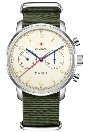 Introduzione all'uso: inizia a utilizzare l'orologio, regola manualmente la corona di circa 30-40 giri prima. Quando la corona non può più girare, significa che l'orologio ha immagazzinato tutta l'energia; si prega di smettere di regolare la corona in questo momento, altrimenti potrebbe danneggiare la molla del movimento. Il cronografo con sub-quadranti del secondo e dei 30 minuti Sub Dail, può registrare ogni minuto e secondo. Nota: quando l'orologio immagazzina energia, le lancette del cronografo possono funzionare continuamente e non possono essere controllate.