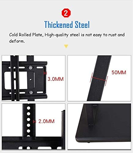 Soporte móvil para TV con ruedas ajustable para pantallas planas miniatura 3