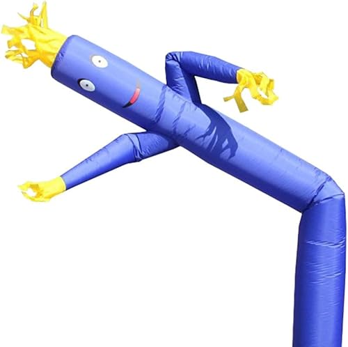 Vista 16 de Blue Arrow Dancing Fly Guy 12 pies de alto x 12 pulgadas de diámetro Divertido brazo inflable que agita loco para publicidad, promoción