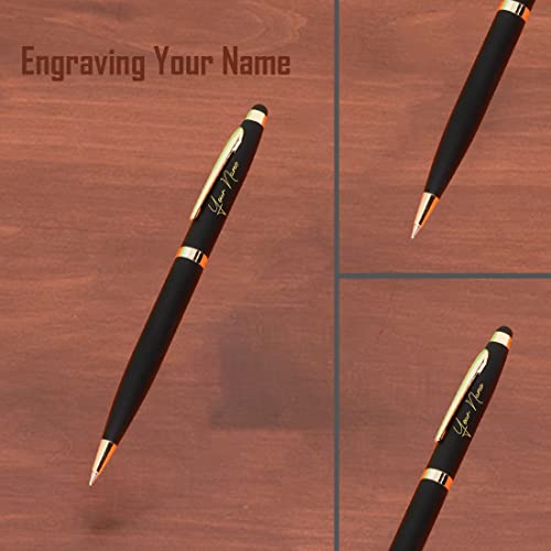 Image of Roshfort Free Engraving Personalized Ballpoint pens Refill Pen Blue Ink, Custom Gifts Capacitive Stylus Pen's for smartphones i Phone Android Tablets whatsap +91 9631056748