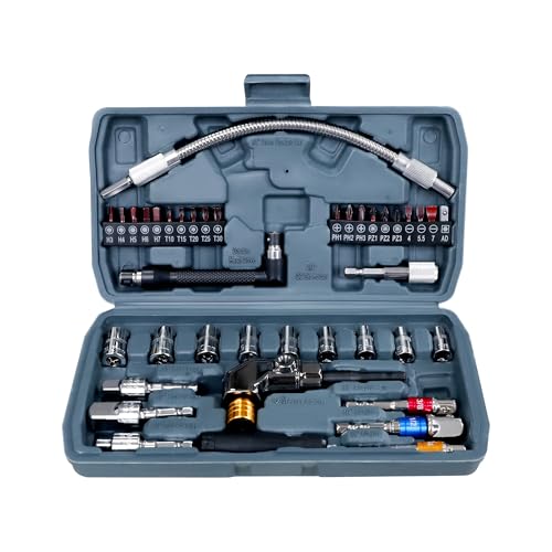 AmazingFree 39-Piece Flexible Drill Bit Extension Set