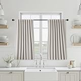 Utilisations multiples : les rideaux de cuisine pour fenêtres peuvent être utilisés de nombreuses façons, telles que la cuisine, le café, le grenier et plus encore. Ces rideaux occultants peuvent créer un environnement calme et sombre pour les bébés et les personnes qui dorment tard, et protègent l'intimité