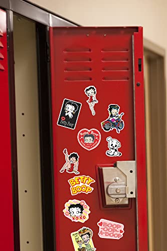 Betty Boop Vinyl Large Deluxe Stickers Variety Pack - Laptop, Water Bottle, Scrapbooking, Tablet, Skateboard, Indoor/Outdoor - Set of 100