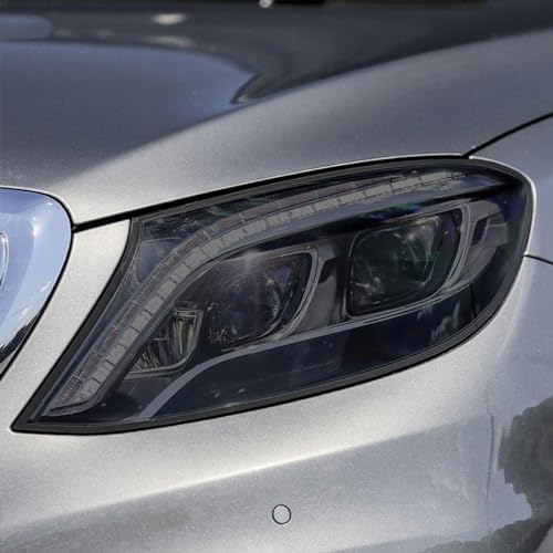 Autocollant TPU teinté noir pour protéger les phares arrière de Mercedes W222 AMG