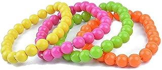 Lizzy® 4 Neon Bracelet Bangles Ladies 20 cm Womens Assorted Colors Wristband Accessory