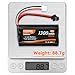 Crazepony 7.4V Li-ion Rechargeable Battery 2S 1300mAh Li-ion Battery with SM3P Plug and Charger Cable Replacment for RC Vehicle Stunt Toy Car Watch Off-Road Truck Clamping Car - 2 Pack