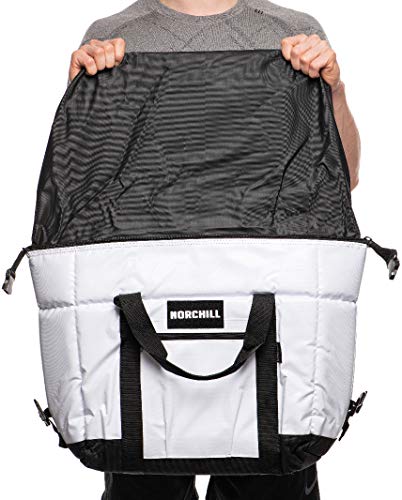 NorChill Soft Coolers Marine Boatbag Soft Cooler Blanco 12 Can Cooler Aislado miniatura 4