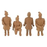 Détails uniques : chaque soldat de terre cuite chinois présente des traits distinctifs, ajoutant une touche d'histoire et de personnalité à votre décoration de salon ou de bureau. mini soldat de terre cuite, guerriers de terre cuite pour la décoration de bureau