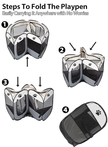 SAN LIKE Cercadinho para Cães E Gatos de 29