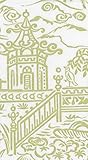 Caspari Hand Towels Bathroom Paper Towels Luxury Guest Towels Paper Linen Asian Decor Pagoda Toile...