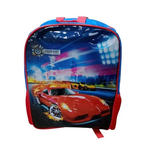 Mochila Infantil de Costa Carros, Vermelha, para Crianças
