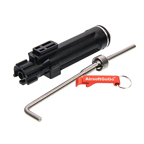 AirsoftGoGo RA-Tech Nozzle mit NPAS Adjust Tool Set für KSC/KWA Softair M4 GBBR Schlüsselanhänger Inklusive Cover