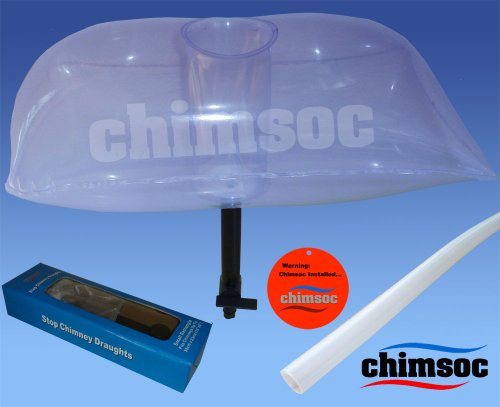 CHIMSOC - Balloon for Chimney - (Medium Rectangle 60cm x 30cm (24" x 12"))