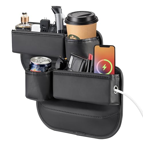 Organizador de hueco para asiento de carro 2 packs miniatura 1