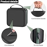 PSofcake Storage Box Bag for Bosch Home and Garden Battery Cleaning Brush Universal Brush Carry Bag for Battery, USB Cable, Cleaning Attachments Included (Storage Box Only), Black - Image 4