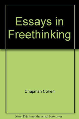 Essays in Freethinking: Vol. 2 0910309345 Book Cover