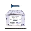CONFAST 1/4 x 1-1/4 Blue Flat Phillips Concrete Screw Anchor with Drill Bit for Anchoring to Masonry, Block or Brick (100 per Box)