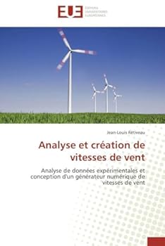 Paperback Analyse et création de vitesses de vent [French] Book