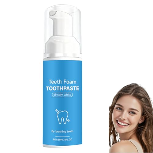 Pasta de dientes blanqueadora dental, blanqueamiento de espuma dental, agua bucal de cuidado dental, pasta de dientes de hidroxiapatita, esmalte dental, color dental, limpia profundamente, refresca el