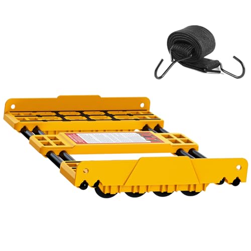 Carro de transporte ajustable resistente – Se extiende hasta 91 cm, soporta 907 kg – Para electrodomésticos, muebles y materiales de construcción, con correas elásticas, apto para varias superficies