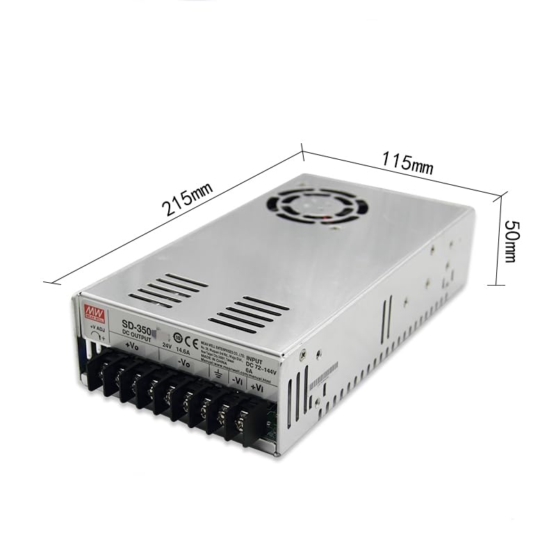 Amazon.co.jp: MEAN WELL SD 電源コンバーター、SD-350B-48 350W 7.3A