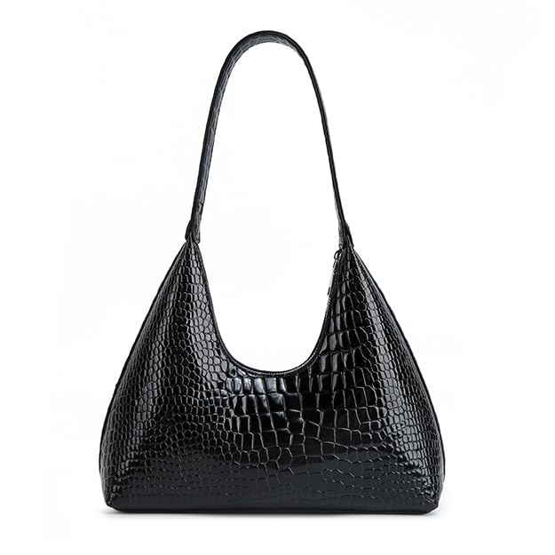 Crescent Shoulder Bags for Women (Black)