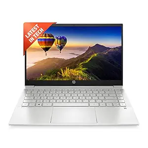 HP Pavilion 14 12th Gen Intel Core i5 16GB SDRAM/512GB SSD 14 inch(35.6cm) IPS Micro-Edge FHD Laptop/Intel UHD Graphics/B&O/Win 11/Alexa Built-in/Backlit KB/FPR/MSO 2021/Natural Silver, 14-dv2014TU