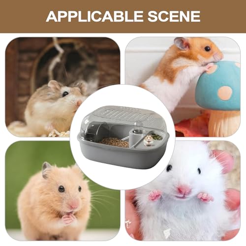 Cage pour hamster portable idéale pour les voyages et les petits espaces