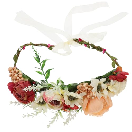 Collier chat chiot leger couronne de fleurs accessoire shooting mariage