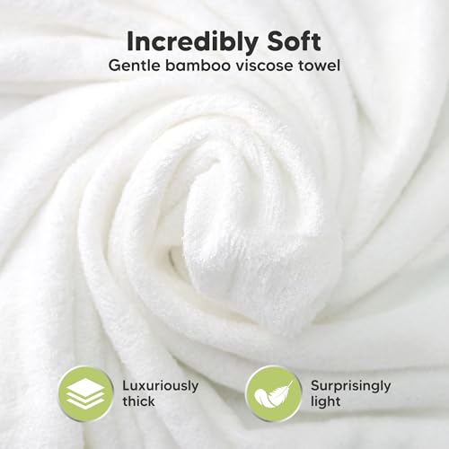 Image of KeaBabies Hooded Baby Towel for Newborn, Baby Bath Towels 2pk (Frog, 35x35)